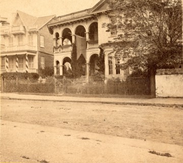 Head Quarters of Gen. John P. Hatch, South Battery, Charleston, S.C., USA, US, Vintage photography