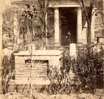 Grave of John C. Calhoun, in front of St. Philip's church, Charleston, S.C., USA, US, Vintage