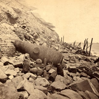 View of the east face of Fort Sumpter (i.e. Sumter), Charleston Harbor, S.C.Fort Sumter is a Third
