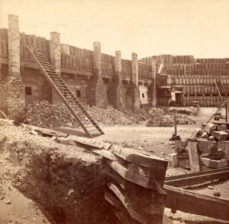 Interior of Fort Sumpter (i.e. Sumter), Charleston Harbor, S.C. Fort Sumter is a Third System