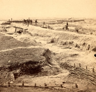 Interior of the rebel works in front of Petersburgh (i.e. Petersburg), Va. View taken April 3,