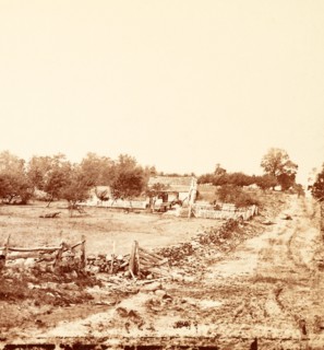General Meade's Headquarters at Gettysburg, US, USA, America, Vintage photography