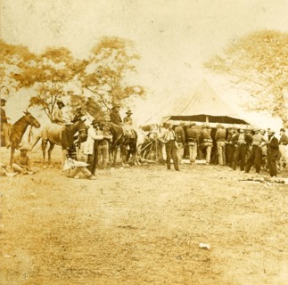Comrades will all remember how we made a rush for the old well to fill our canteens, when on the