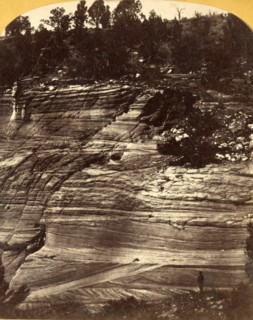 Cross bedded sand stone, Kanab, Utah, US, USA, America, Vintage photography