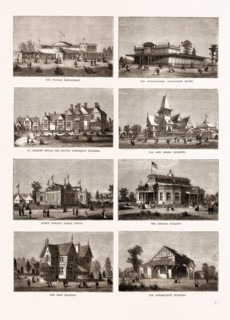 THE AMERICAN CENTENNIAL EXHIBITION: BUILDINGS IN THE GROUNDS OF FAIRMOUNT PARK, PHILADELPHIA, US, U