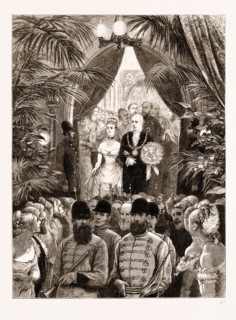 RECEPTION OF THE PRINCE OF WALES IN THE CITY: ARRIVAL AT THE GUILDHALL, LONDON, UK, 1876
