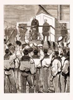 RETURN OF THE PRINCE OF WALES FROM INDIA, 1876: "GOOD-BYE, MY LADS!"