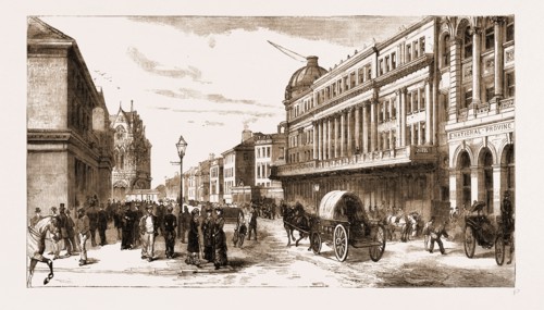 UPPER HIGH STREET, SUNDERLAND, UK, 1883