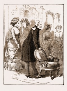 THE SILVER WEDDING OF THE IMPERIAL PRINCE AND PRINCESS OF GERMANY, 1883: THE EMPEROR WATCHING THE