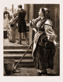 LIKE SHIPS UPON THE SEA, DRAWN BY SYDNEY HALL, 1883; "Oh Mario! Oh Mario!"