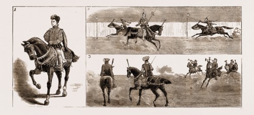 TOURNAMENT AT ROME IN HONOUR OF THE DUKE OF GENOA AND HIS BRIDE, THE PRINCESS ISABELLA OF BAVARIA,