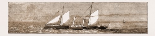 H.M. DESPATCH-BOAT "LIVELY," WRECKED WHILE CONVEYING THE CROFTERS COMMISSION FROM NESS TO
