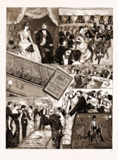 A CHARITY BALL IN THE OPERA HOUSE, CAIRO, IN AID OF THE POOR OF ALEXANDRIA, EGYPT, 1883
