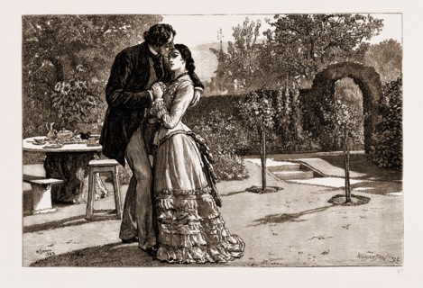 THIRLBY HALL, DRAWN BY WILLIAM SMALL, 1883; Yielding to an uncontrollable impulse, I caught her