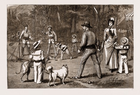 THE PRINCE OF WALES AT BADEN-BADEN, THE JUBILEE OF THE INTERNATIONAL CLUB: A MATCH AT THE NEW LAWN