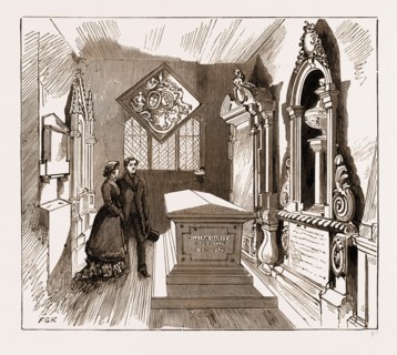 THE REMOVAL OF THE REMAINS OF DR. WILLIAM HARVEY, THE DISCOVERER OF THE CIRCULATION OF THE BLOOD,