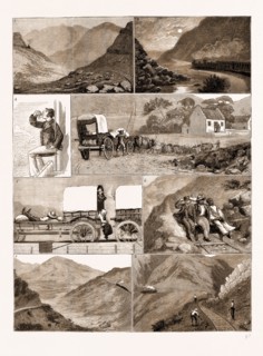 THE HEX RIVER RAILWAY, CAPE COLONY, SOUTH AFRICA, 1883: 1. From Platelayer's Cottage. 2. Tulbagh