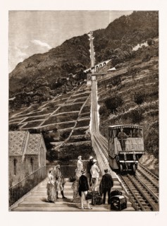 THE STEEPEST RAILWAY IN THE WORLD: THE NEW MOUNTAIN LINE BETWEEN MONTREUX AND GLION, SWITZERLAND,