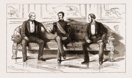 IN THE SMOKING-ROOM AT THE ELYSEE PALACE, PARIS, FRANCE, 1883