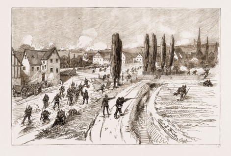 WITH THE ELEVENTH ARMY CORPS, NEAR HOMBURG: THE CAPTURE OF ESCHENBACH, GERMANY, 1883