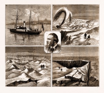 THE NORDENSKJOLD GREENLAND EXPEDITION, 1883: 1. The "Sophia," Nordenskjold's Exploring Vessel. 2.