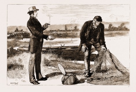 THIRLBY HALL, DRAWN BY WILLIAM SMALL, 1883; Bunce scrubbed his wet hand violently upon his trousers