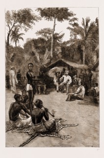 THE PALAVER AT KINSHASHA: MEETING WITH STANLEY AFTER RETURN VOYAGE, 1883