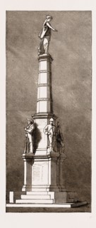 THE ZULU WAR MEMORIAL AT PIETERMARITZBURG, SOUTH AFRICA, 1883: THE MEMORIAL