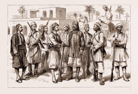 THE REBELLION IN THE SUDAN, 1883: SOME TYPES OF THE EXPEDITIONARY FORCE: Albanian Bashi Bazouk