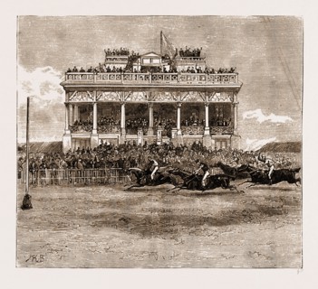THE RACE COURSE, SHANGHAI, CHINA, 1883