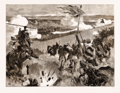 THE SUDAN EXPEDITION: THE BATTLE OF ASSALIA BETWEEN THE EGYPTIAN TROOPS AND THE FORCES OF THE