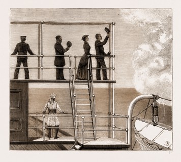 THE VOYAGE OF THE DUKE AND DUCHESS OF CONNAUGHT TO INDIA ON BOARD THE P.&O. MAIL STEAMER "CATHAY",