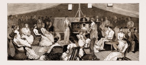 THE VOYAGE OF THE DUKE AND DUCHESS OF CONNAUGHT TO INDIA ON BOARD THE P.&O. MAIL STEAMER "CATHAY",