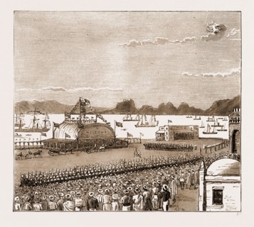 THE VOYAGE OF THE DUKE AND DUCHESS OF CONNAUGHT TO INDIA ON BOARD THE P.&O. MAIL STEAMER "CATHAY",