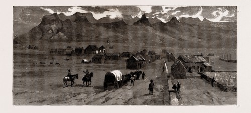VRIJHEID, THE INTENDED CAPITAL OF THE NEW DUTCH ANNEXATION IN ZULULAND, SOUTH AFRICA, 1886