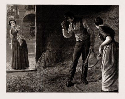 THE MAYOR OF CASTERBRIDGE, DRAWN BY ROBERT BARNES, WRITTEN BY THOMAS HARDY, 1886; "Henchard, with