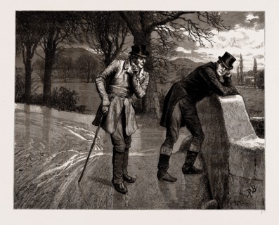 THE MAYOR OF CASTERBRIDGE, DRAWN BY ROBERT BARNES, WRITTEN BY THOMAS HARDY, 1886; "Henchard turned