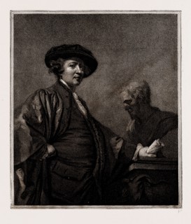 PORTRAIT OF SIR JOSHUA REYNOLDS, PAINTED BY HIMSELF, FOR THE COUNCIL ROOM OF THE ROYAL ACADEMY,