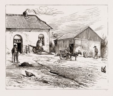 POLICE HUT TO PROTECT MIKE FLYNN'S COTTAGE, 1886
