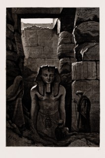 ANTIQUARIAN EXCAVATIONS IN EGYPT, 1886: ANOTHER RECENTLY DISCOVERED STATUE OF RAMSES II. AT LUXOR