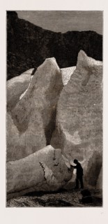 A PINNACLE OF THE SVARTISEN GLACIER, NORWAY, 1886