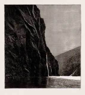 THE SEVEN SISTERS, GEIRANGER FJORD, NORWAY, 1886
