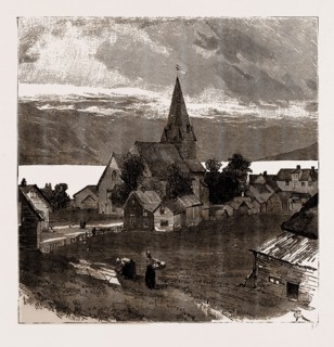 VOSSEVANGEN, NORWAY, 1886