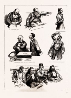 THE HOME RULE DEBATE IN THE HOUSE OF COMMONS, LONDON, UK, 1886: TOO MUCH OF HOME RULE; MR.