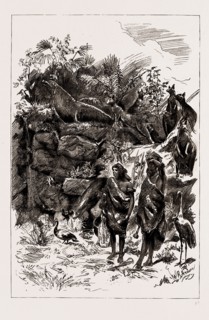 THE COLONIAL AND INDIAN EXHIBITION, 1886: THE FOREST SCENE, VICTORIAN COURT