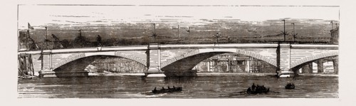 OPENING OF THE NEW BRIDGE OVER THE THAMES AT PUTNEY BY THE PRINCE AND PRINCESS OF WALES, LONDON,