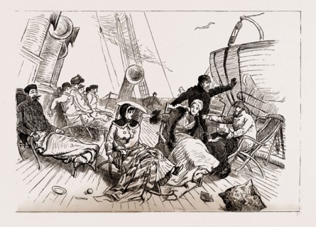 AMERICAN FACTS AND FANCIES: 1. ON THE WAY OUT, "A BIG STEAMER LIKE THIS NEVER ROLLS", THE LAST