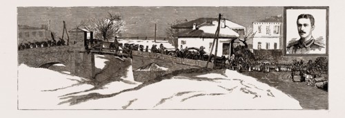THE RECENT WAR BETWEEN SERBIA AND BULGARIA, 1886: THE FUNERAL OF CAPTAIN MARINOFF, A.D.C. TO PRINCE