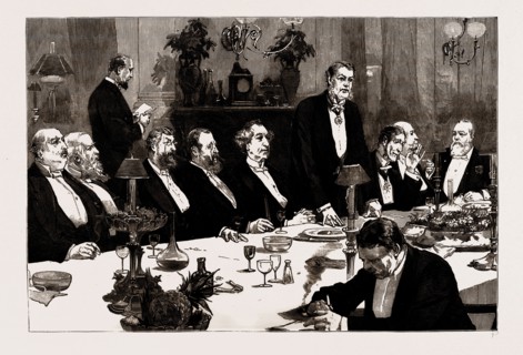 BANQUET TO THE RIGHT HON. SIR JOHN MACDONALD, PRIME MINISTER OF CANADA, AT THE ST. GEORGE'S CLUB,