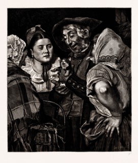 "THE OLD MAN'S TREASURE", ENGRAVED FROM THE PAINTING BY CARL GUSSOW IN THE WALKER ART GALLERY,